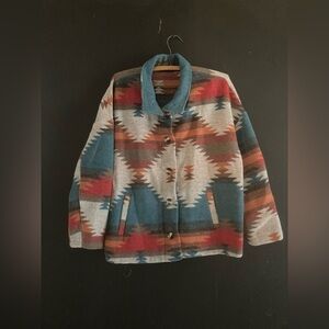 Multicolor Patterned Women's Jacket